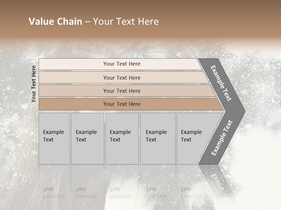 Frost Fashion Blue PowerPoint Template