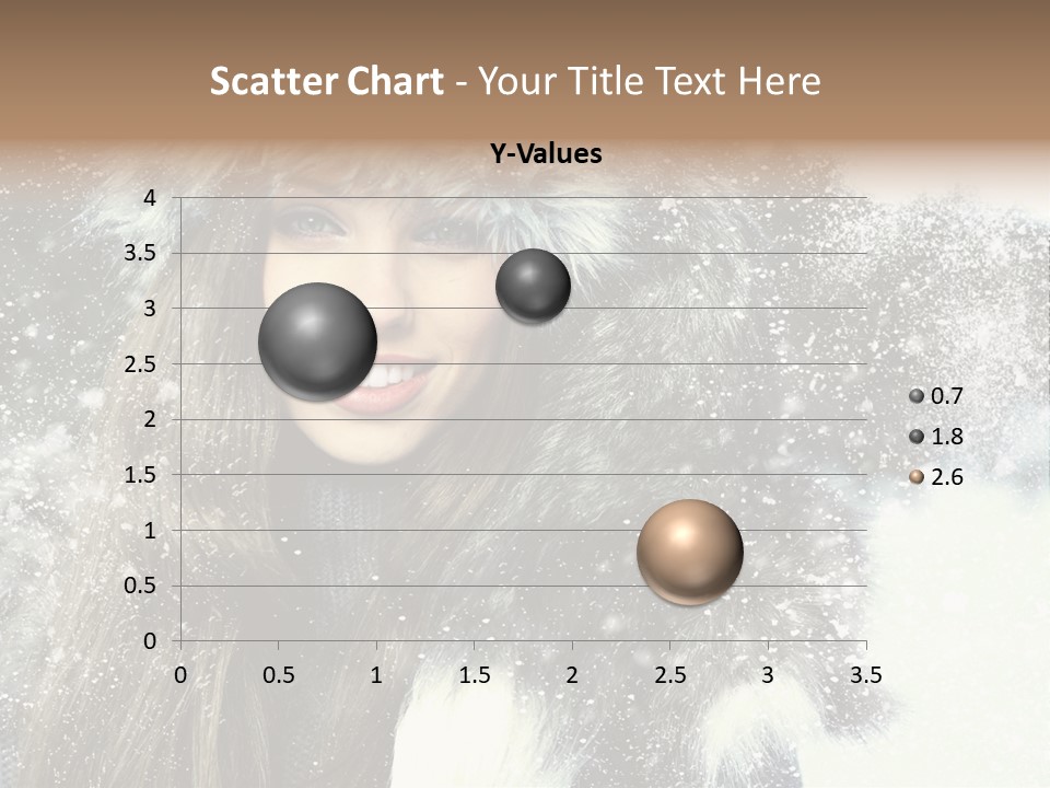 Frost Fashion Blue PowerPoint Template