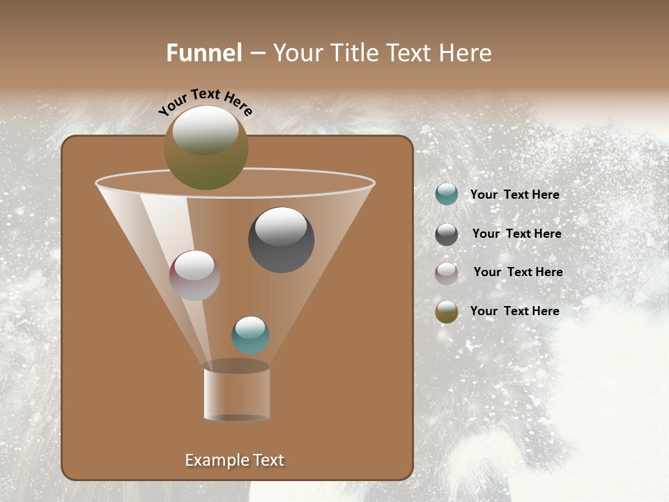 Frost Fashion Blue PowerPoint Template