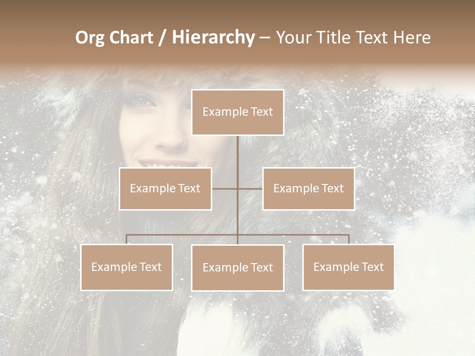 Frost Fashion Blue PowerPoint Template