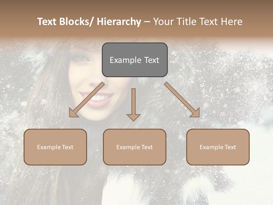Frost Fashion Blue PowerPoint Template
