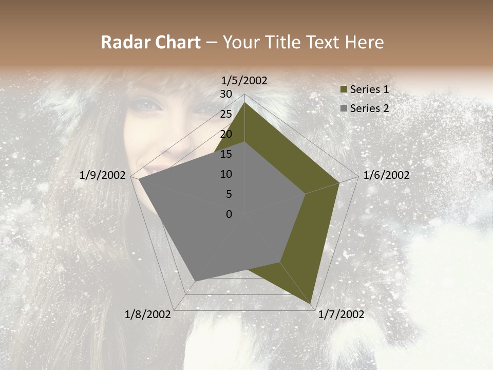 Frost Fashion Blue PowerPoint Template