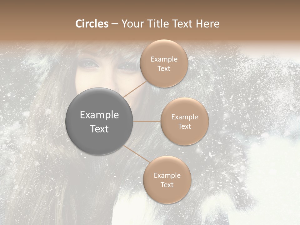 Frost Fashion Blue PowerPoint Template