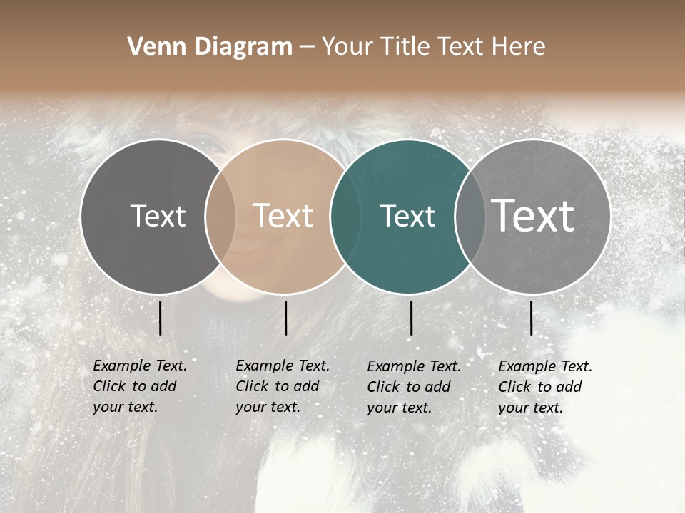 Frost Fashion Blue PowerPoint Template