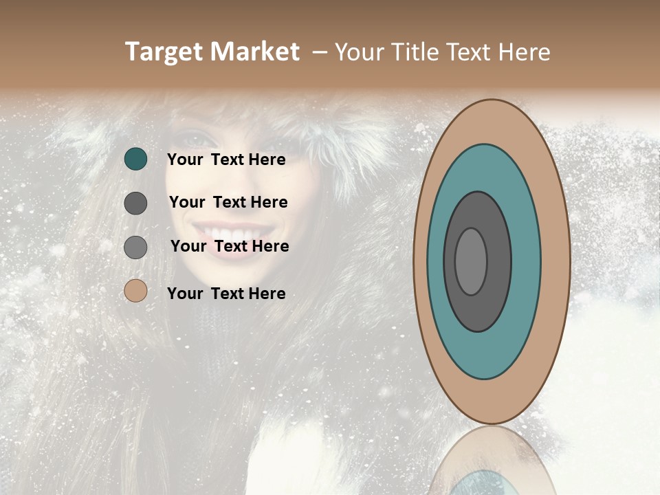 Frost Fashion Blue PowerPoint Template