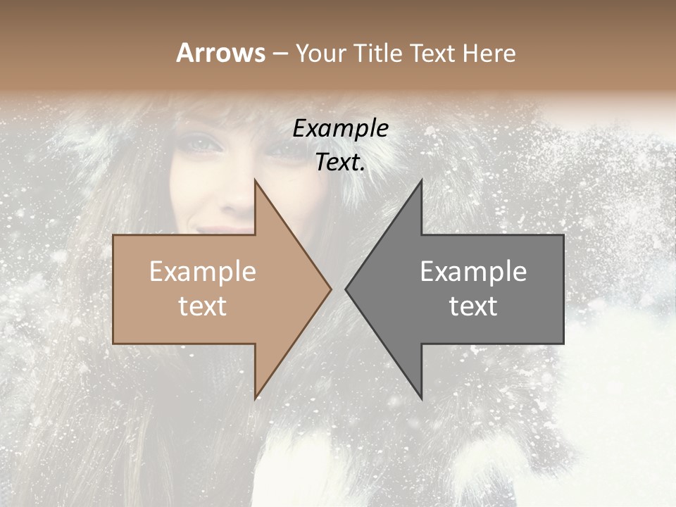 Frost Fashion Blue PowerPoint Template