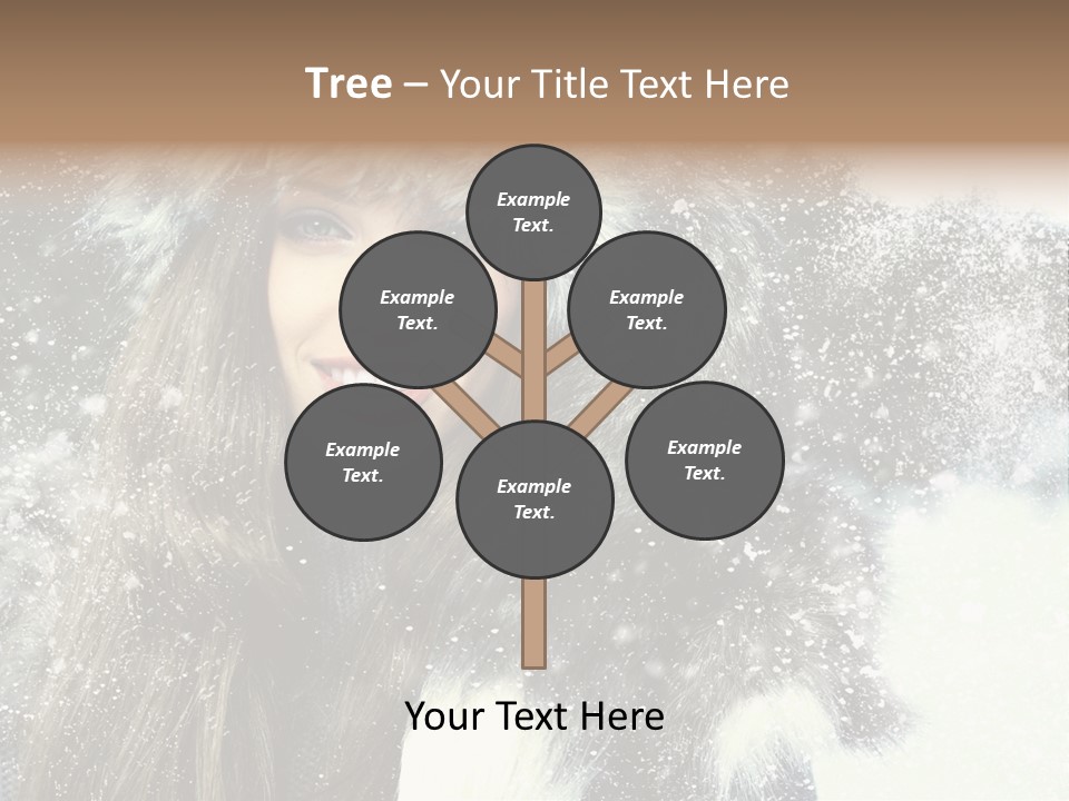 Frost Fashion Blue PowerPoint Template