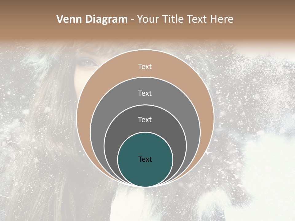 Frost Fashion Blue PowerPoint Template