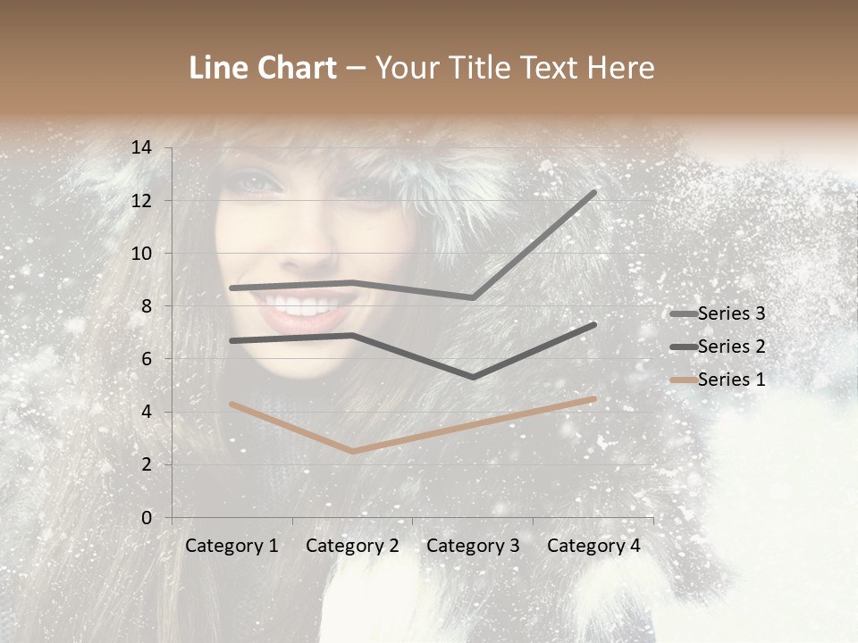Frost Fashion Blue PowerPoint Template