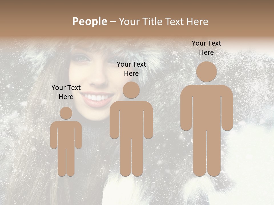 Frost Fashion Blue PowerPoint Template