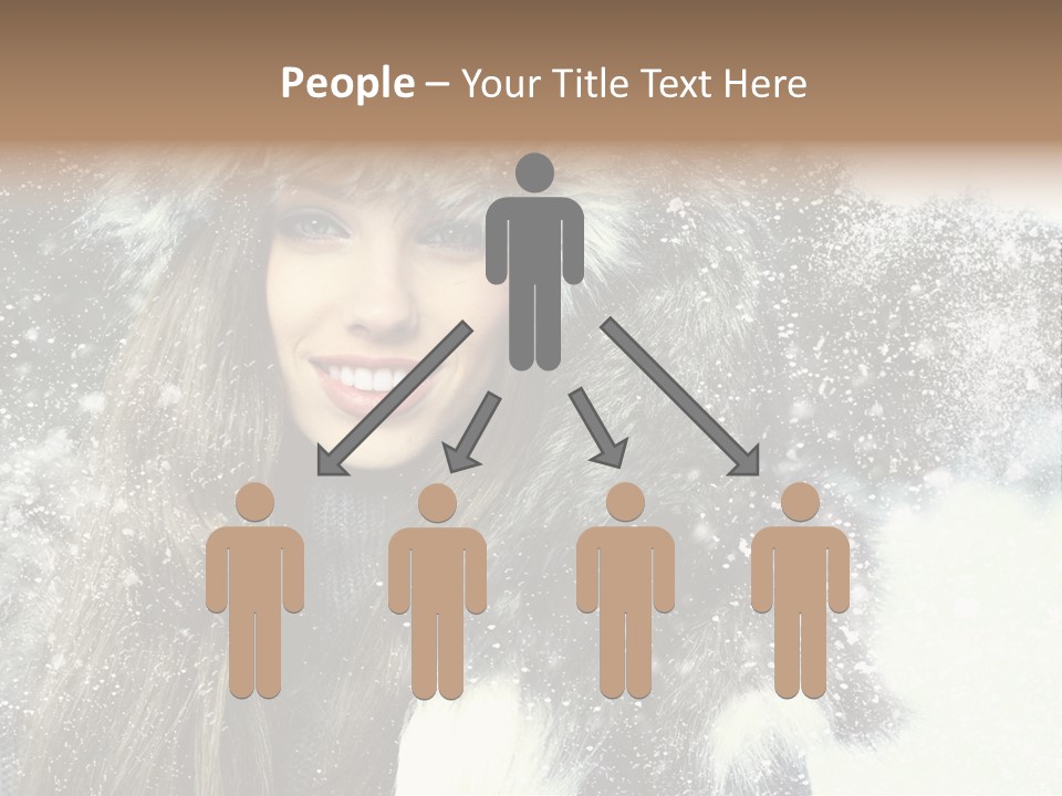 Frost Fashion Blue PowerPoint Template