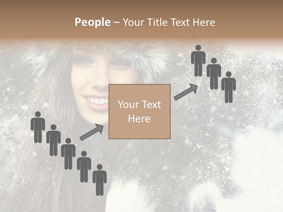 Frost Fashion Blue PowerPoint Template