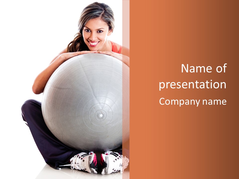 Sportive Slim  PowerPoint Template