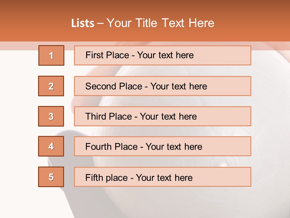 Sportive Slim  PowerPoint Template