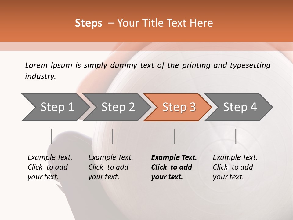 Sportive Slim  PowerPoint Template