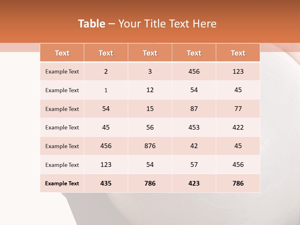 Sportive Slim  PowerPoint Template