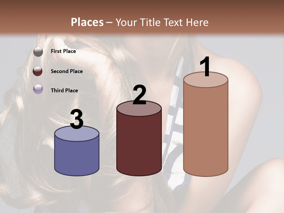 Face Model Elegant PowerPoint Template