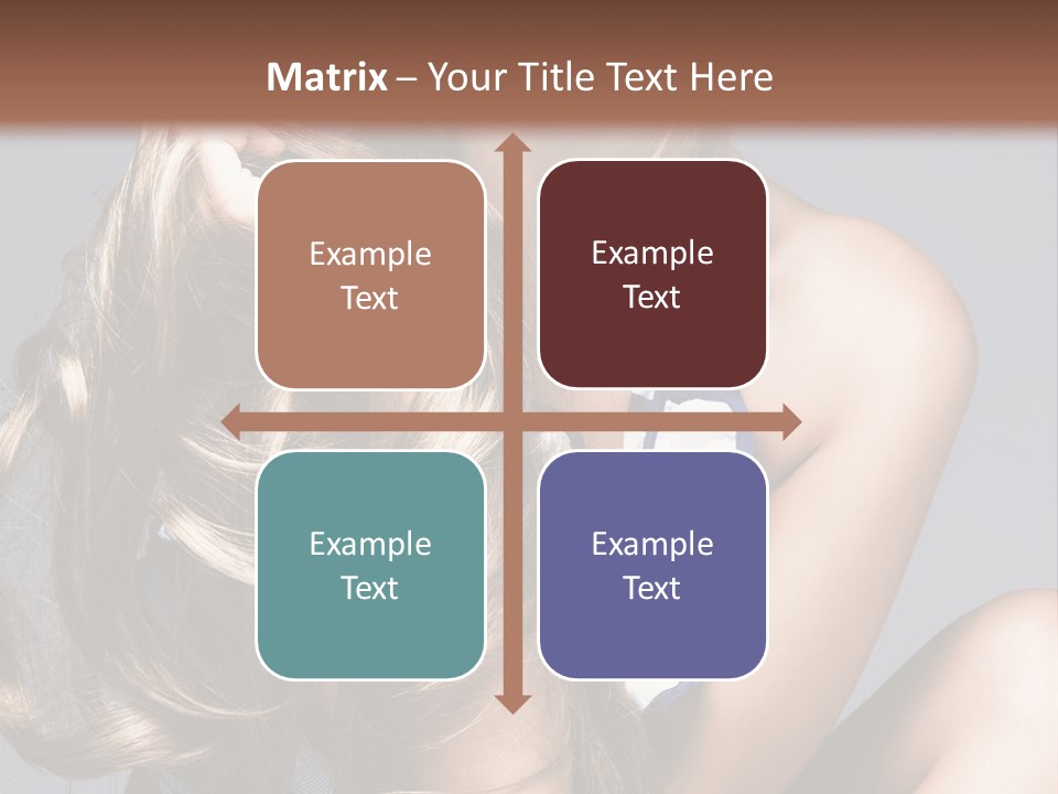 Face Model Elegant PowerPoint Template