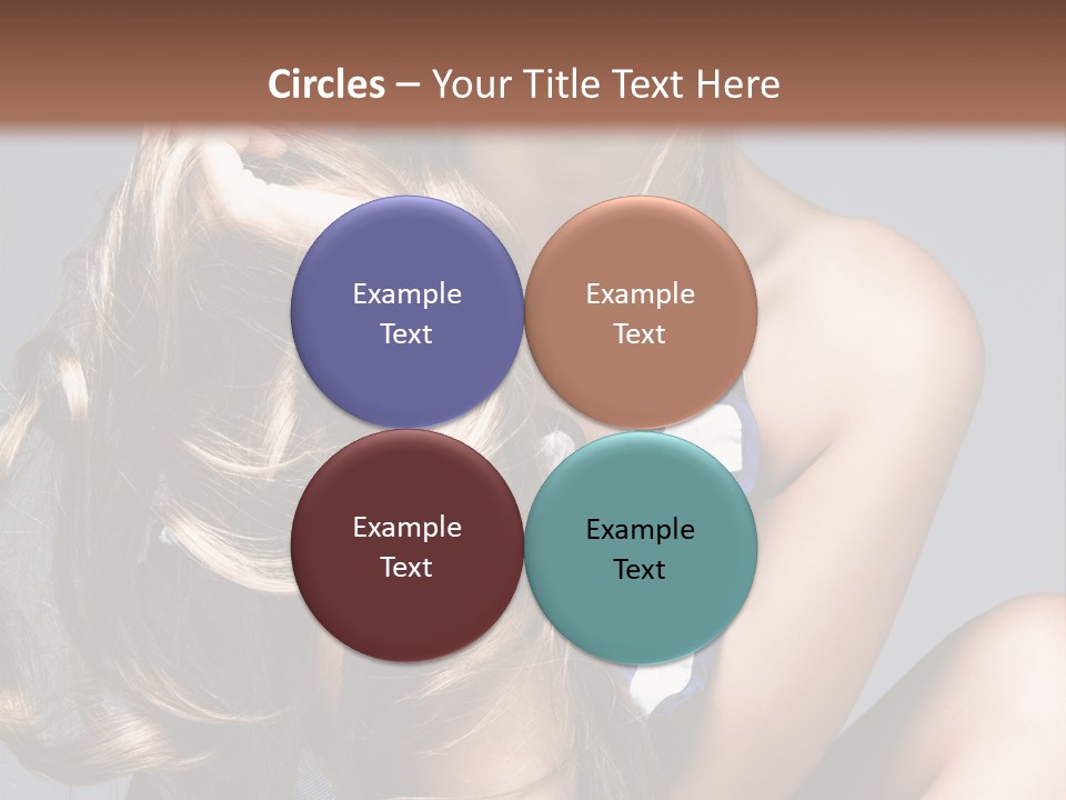 Face Model Elegant PowerPoint Template
