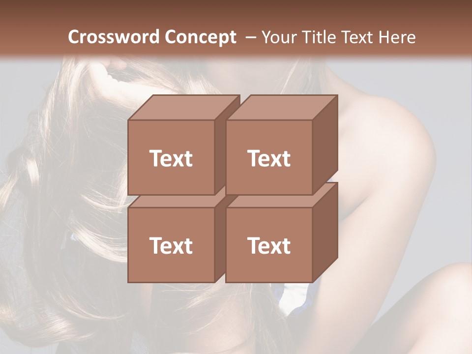 Face Model Elegant PowerPoint Template