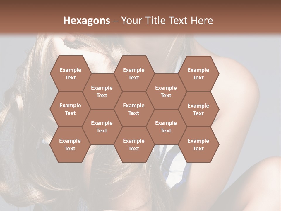 Face Model Elegant PowerPoint Template