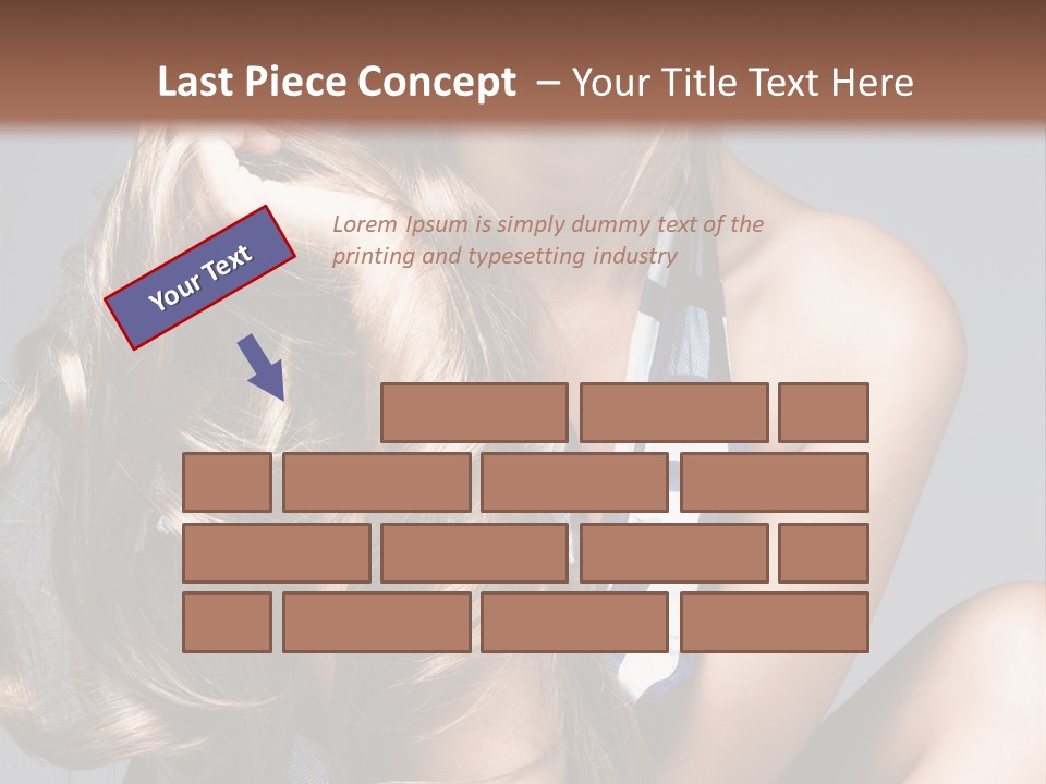 Face Model Elegant PowerPoint Template