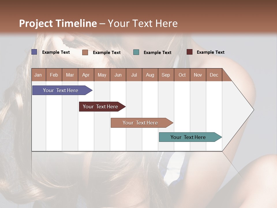 Face Model Elegant PowerPoint Template