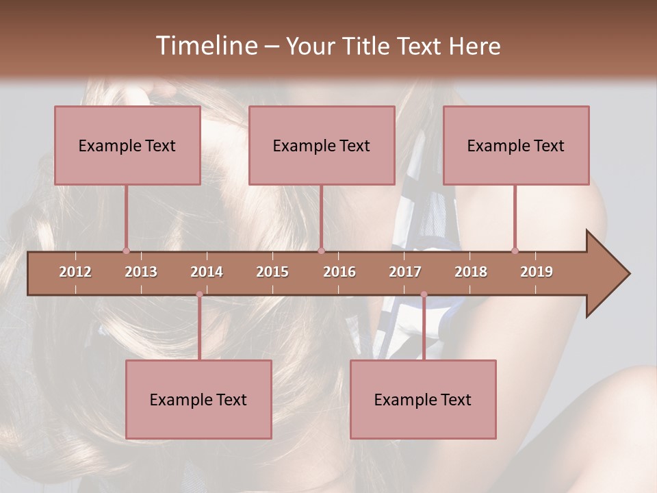 Face Model Elegant PowerPoint Template