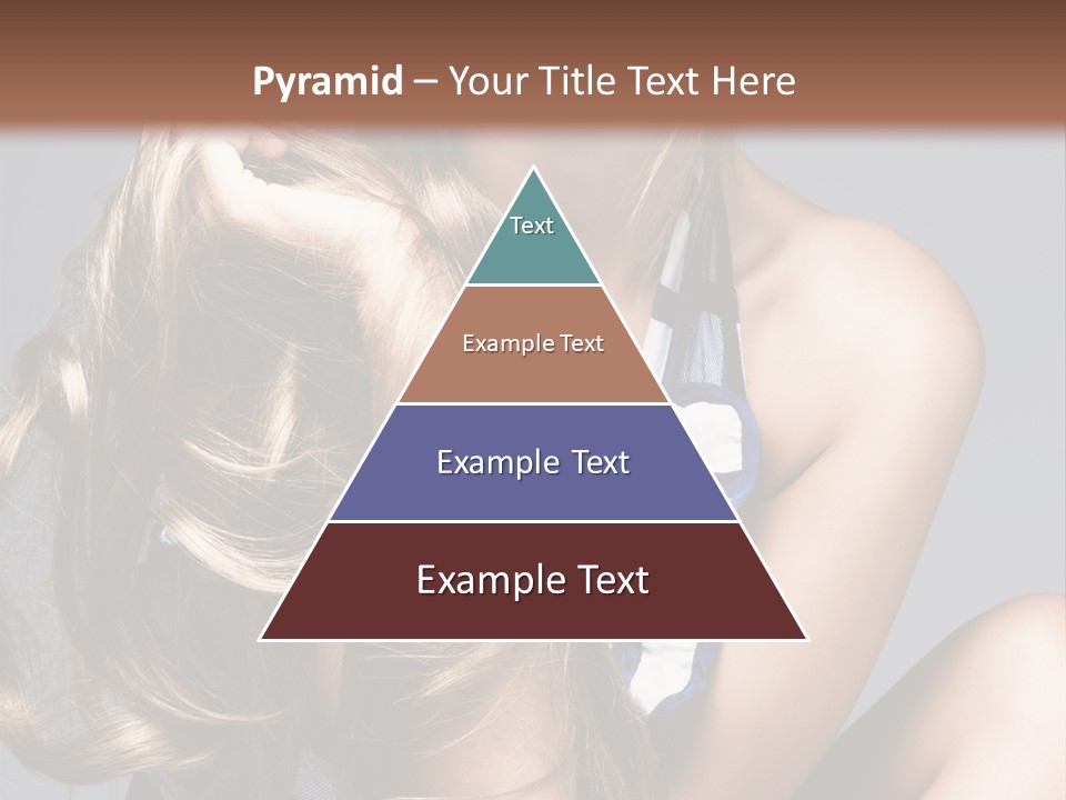 Face Model Elegant PowerPoint Template