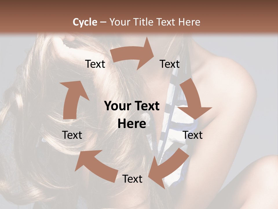 Face Model Elegant PowerPoint Template