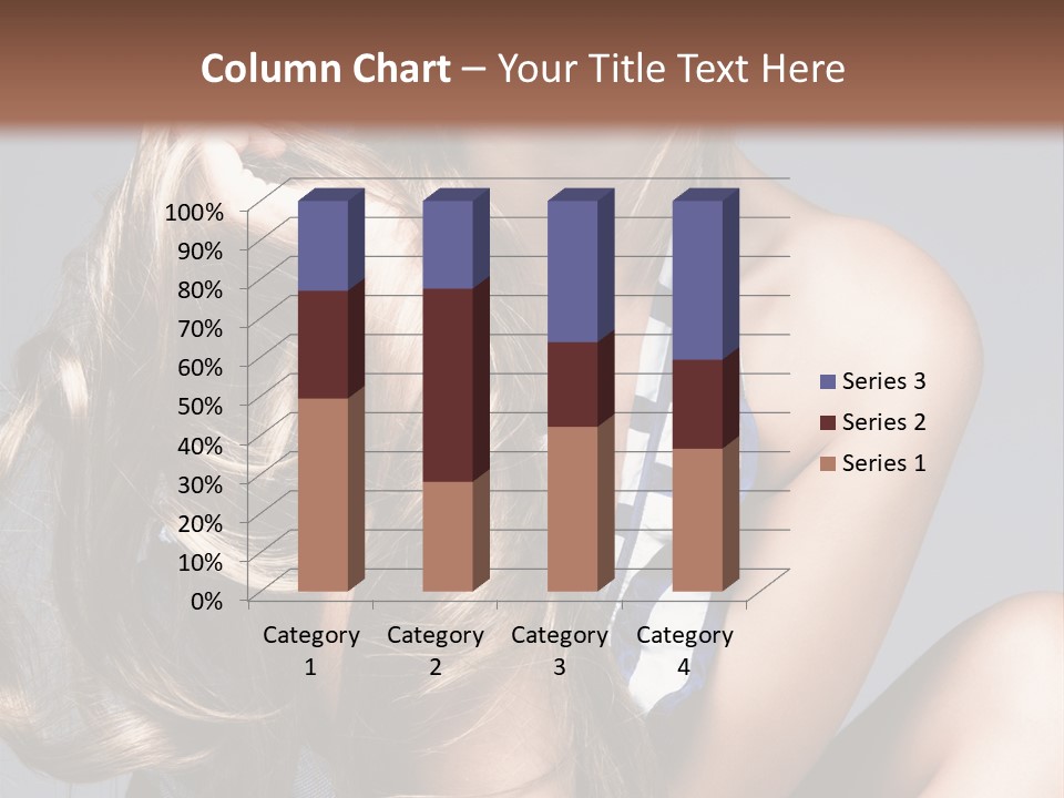 Face Model Elegant PowerPoint Template