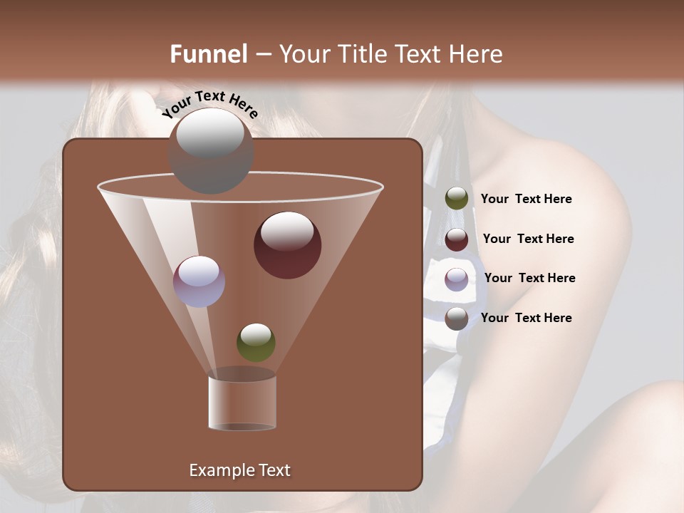 Face Model Elegant PowerPoint Template