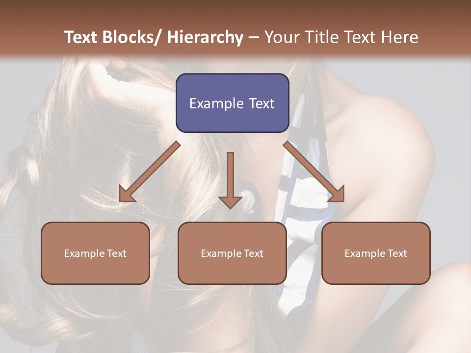 Face Model Elegant PowerPoint Template