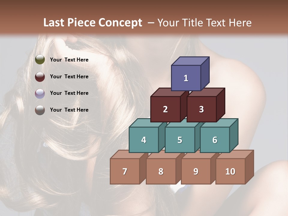 Face Model Elegant PowerPoint Template