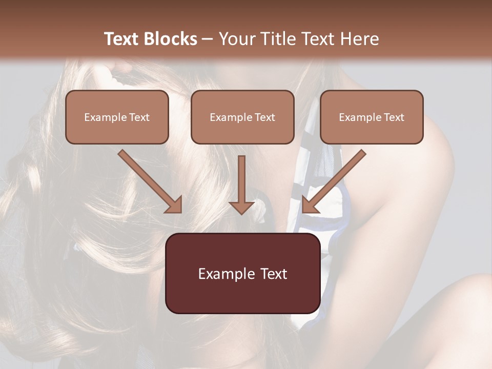 Face Model Elegant PowerPoint Template