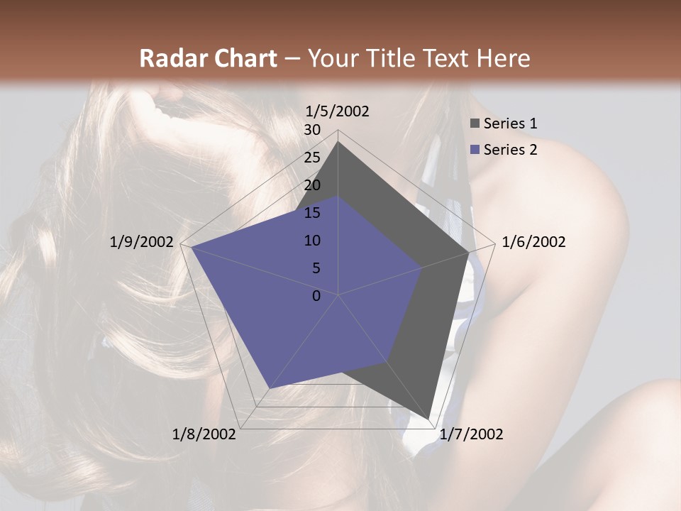Face Model Elegant PowerPoint Template