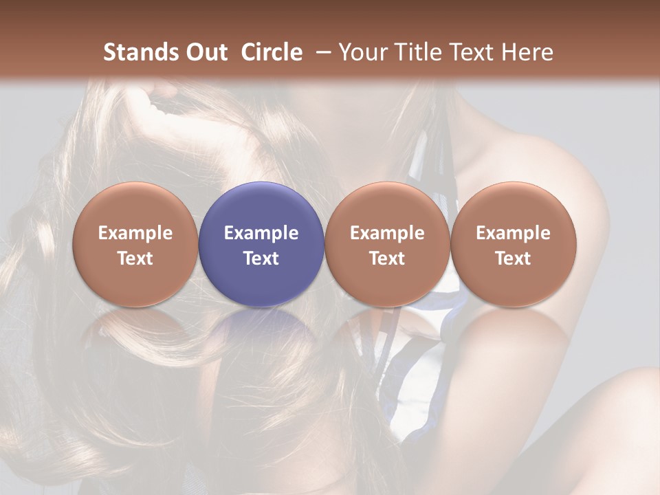 Face Model Elegant PowerPoint Template