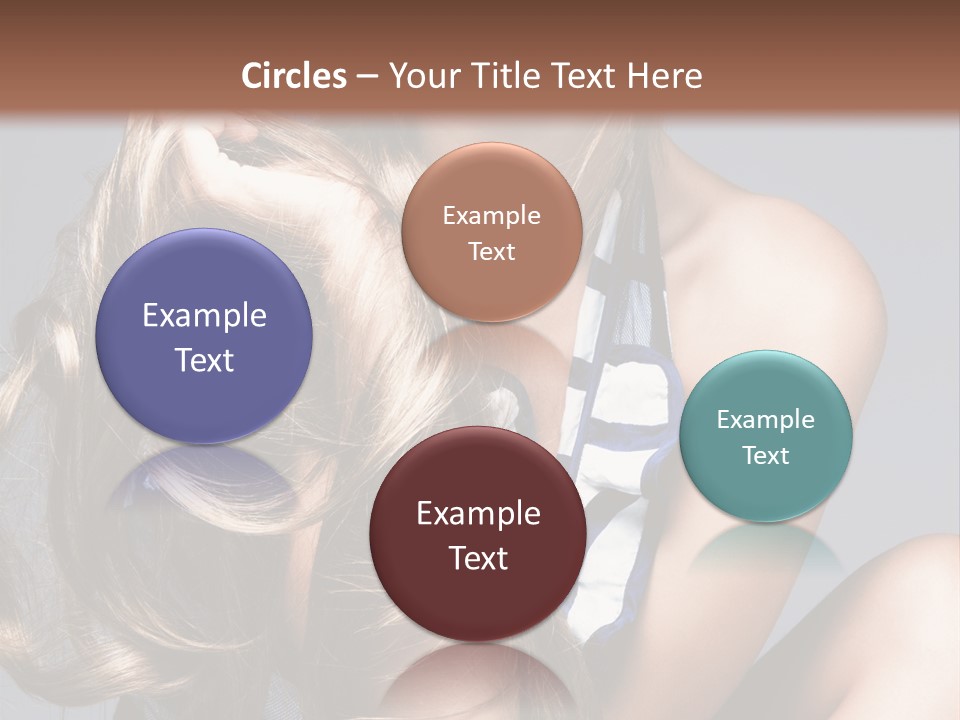 Face Model Elegant PowerPoint Template