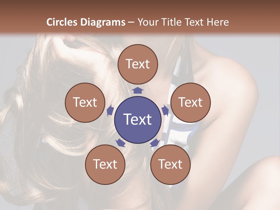 Face Model Elegant PowerPoint Template