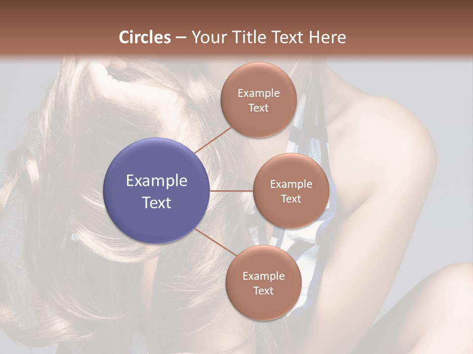 Face Model Elegant PowerPoint Template