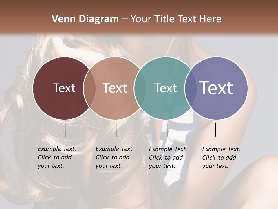 Face Model Elegant PowerPoint Template