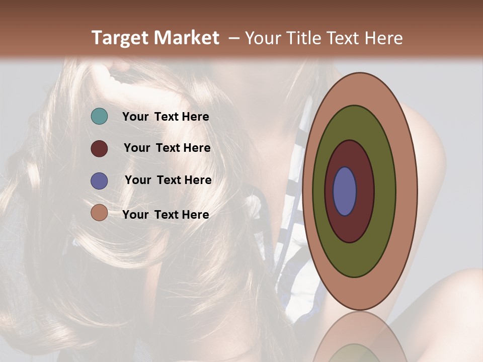 Face Model Elegant PowerPoint Template