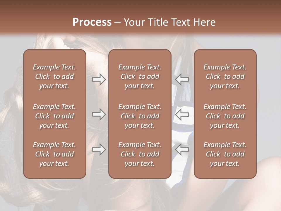 Face Model Elegant PowerPoint Template