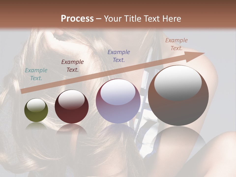 Face Model Elegant PowerPoint Template