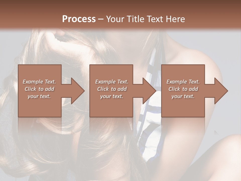 Face Model Elegant PowerPoint Template