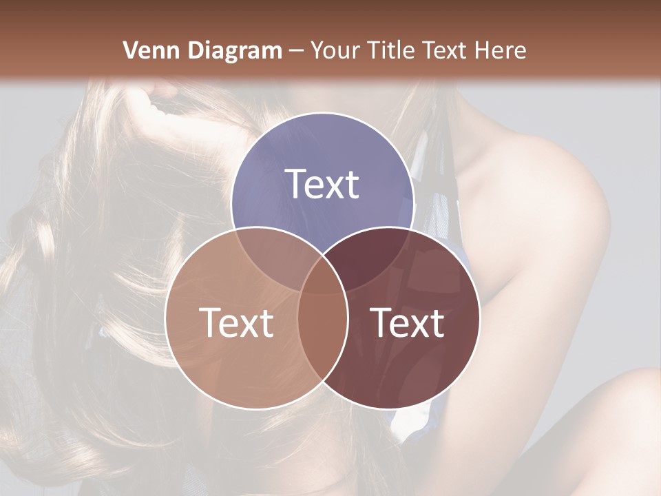 Face Model Elegant PowerPoint Template