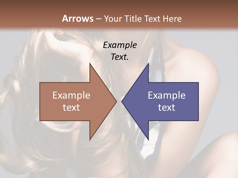 Face Model Elegant PowerPoint Template