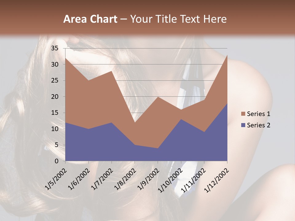 Face Model Elegant PowerPoint Template