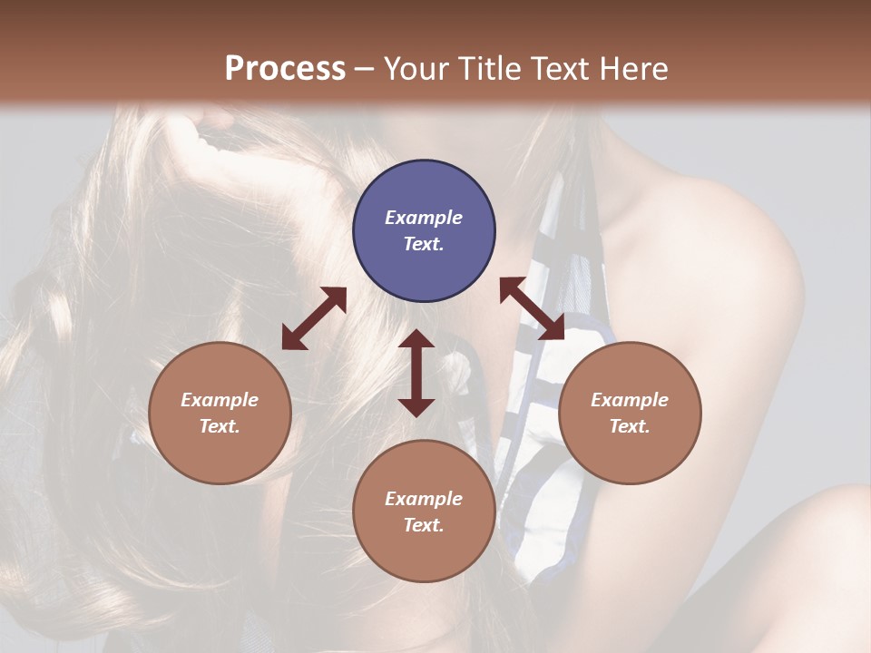 Face Model Elegant PowerPoint Template