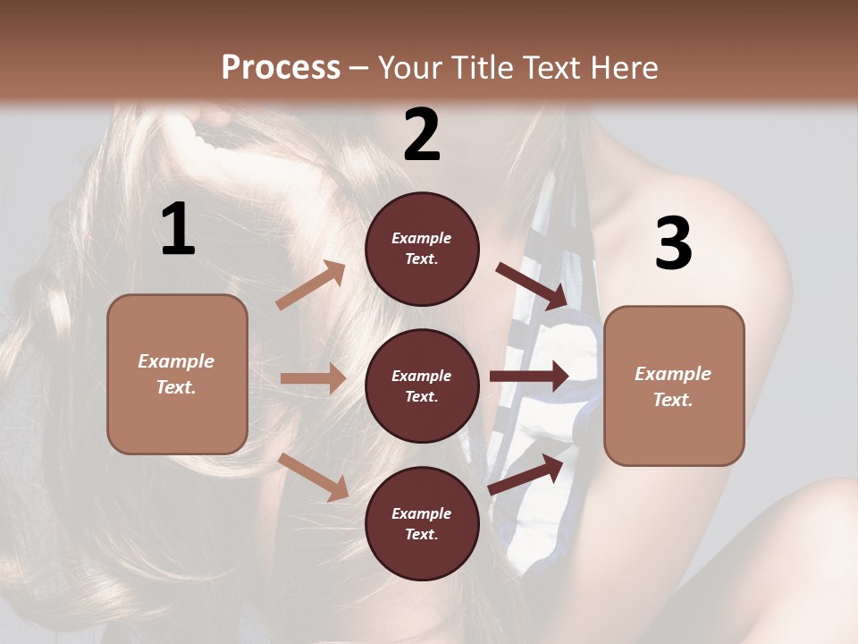 Face Model Elegant PowerPoint Template